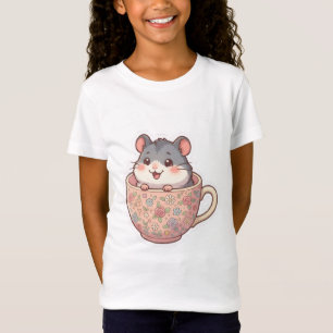 Joli T-shirt Mème Drôle avec un Hamster dans une T