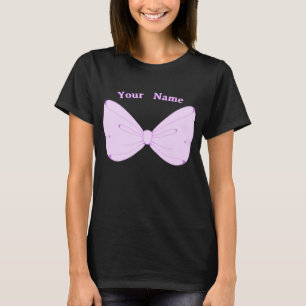 Joli T-Shirt Personnalisé Minimaliste Arc Violet K