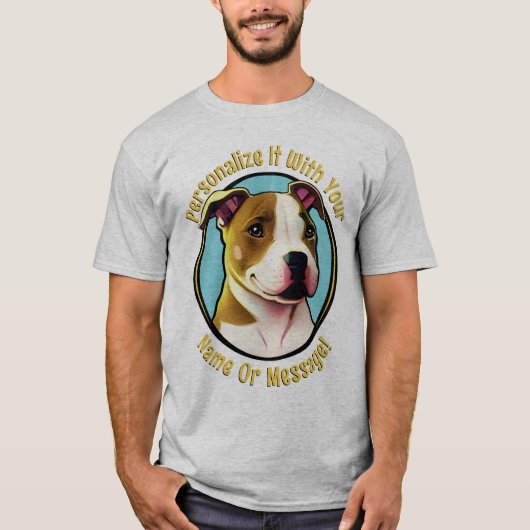 Joli T-shirt Pitbull (Devant)
