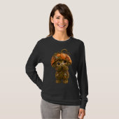 Joli T-Shirt pour Femme avec Créature de la Forêt (Devant entier)