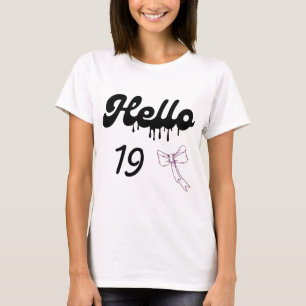 Joli T-Shirt pour les 19 ans pour les Filles – Dou