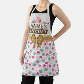 Joli tablier à motif de théière et de cupcake (Insitu)