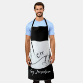 Joli tablier de coiffure pour femmes (Porté)