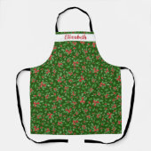 Joli tablier de cuisson saisonnier pour Noël (Recto)