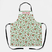 Joli tablier de cuisson saisonnier pour Noël (Recto)