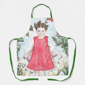 Joli tablier de fée d'hiver