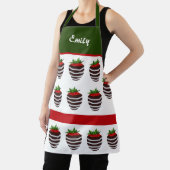 Joli tablier de fraise couvert de chocolat (Insitu)