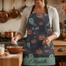 Joli tablier d'Halloween effrayant | Personnaliser