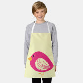 Joli tablier d'oiseaux coloré et décalé (Porté)