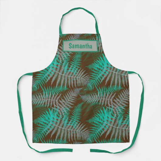 Joli tablier Feuille vert (Recto)