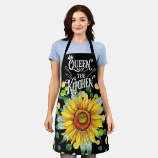 Joli tablier floral, cadeau pour la reine de la cu