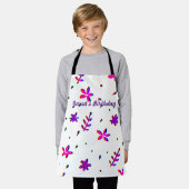 Joli tablier Flower Party (Porté)