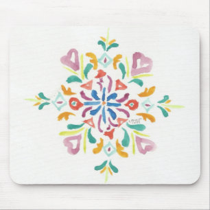 Joli tapis de souris d'art de motif