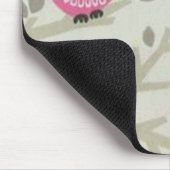 Joli tapis de souris de hiboux (Coin)