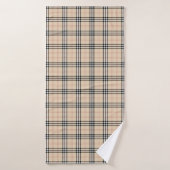Joli Tartan Plaid Beige (Serviette de bain)