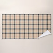 Joli Tartan Plaid Beige (Serviette de bain)