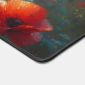 Joli terrain de pavot rouge le jour d'été (Coin)