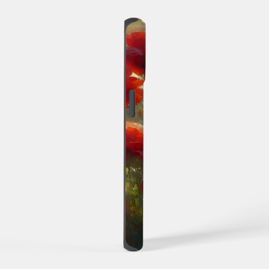 Joli terrain de pavot rouge sur un jour d'été Mono (Côté droit)