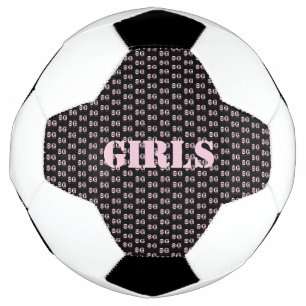 Joli Texte Rose filles Soccerball