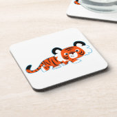 Joli tigre de dessin sur les Dessous de verre de l (Côté gauche)