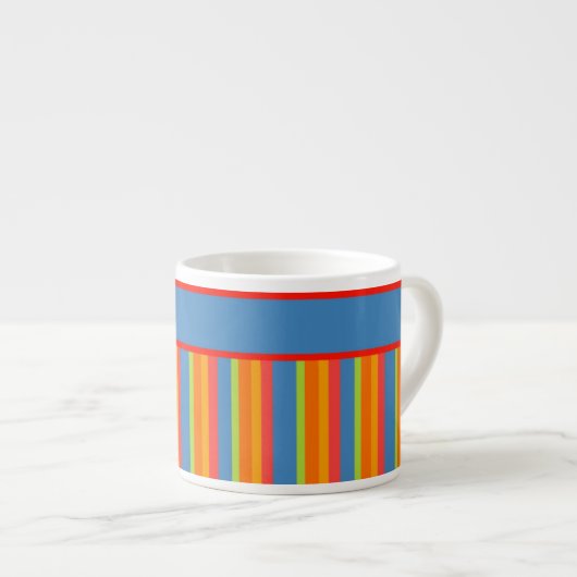 Joli Transat Stripes Espresso Mug (Devant droit)