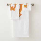 Joli triton orangé joyeux (En situation)