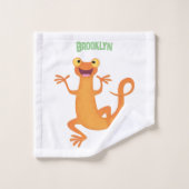 Joli triton orangé joyeux (Gant de toilette)