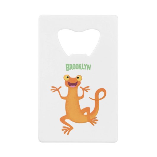 Joli triton orangé joyeux (Devant)