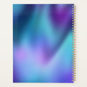 Joli turquoise violet faux parties scintillant mon (Dos)