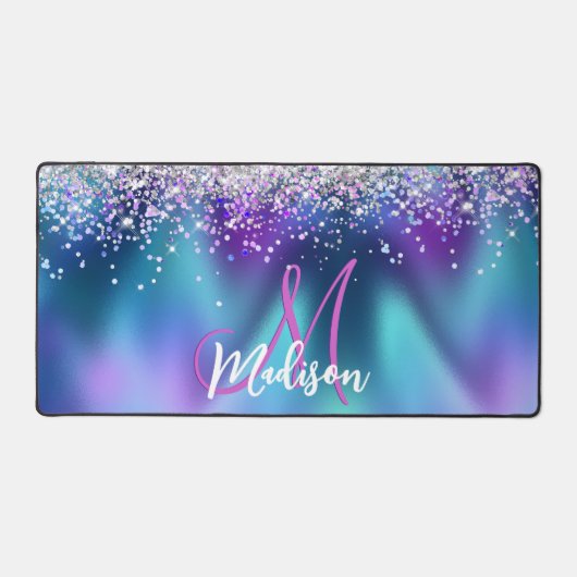 Joli turquoise violet faux parties scintillant mon (Recto)