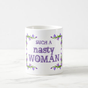 Joli une tasse si méchante de femme