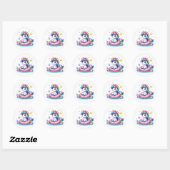 Joli Unicorn Pool Stickers (Feuille)