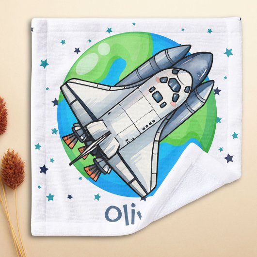Joli vaisseau spatial autour de la Terre