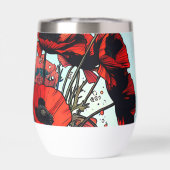 Joli Vase de Red Poppies (Arrière)