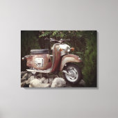 Joli vieux scooter simple impression (Recto)