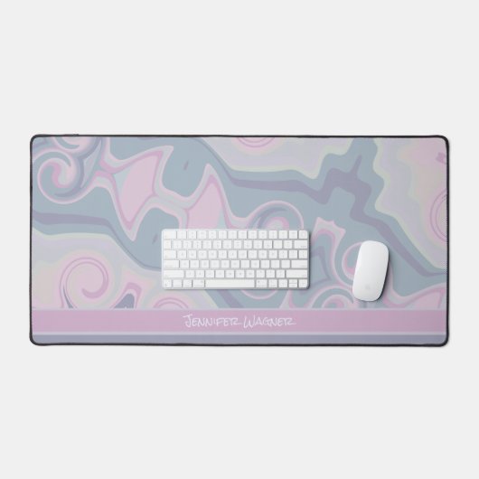 Joli violet Abstrait Joueur Boho Nom de conception (Clavier et souris)