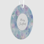 Joli violet blanc Lavande florale Noël (devant)