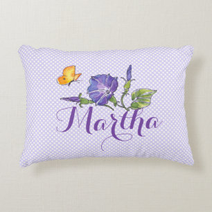Joli violet matin gloire Coussin d'accent