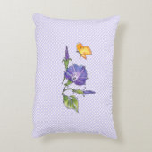 Joli violet matin gloire Coussin d'accent (Dos(Vertical))