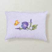 Joli violet matin gloire Coussin d'accent (Dos)