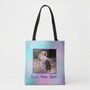 Joli violet meilleur maman jamais Sac fourre-tout