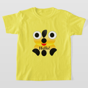 Joli visage Bonjour enfant T-shirt