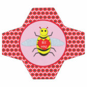 Jolie abeille de la Saint-Valentin (Plat)