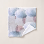 Jolie Abstraite Pastel Aquarelle Formes Douche C (Gant de toilette)