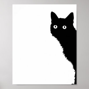 Jolie Affiche de Chat Noir de Côté pour les Amateu