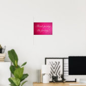 Jolie affiche de citation inspirante (Bureau à domicile)