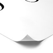 Jolie affiche de Noël Joyeux Script Gnomes (Coin)