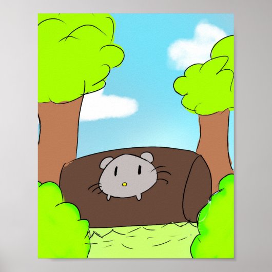 Jolie affiche de souris  (Devant)