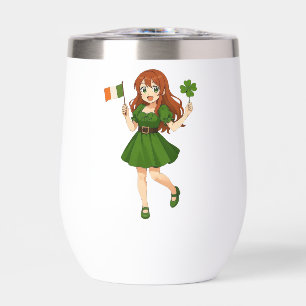 Jolie anime rousse Saint Patrick