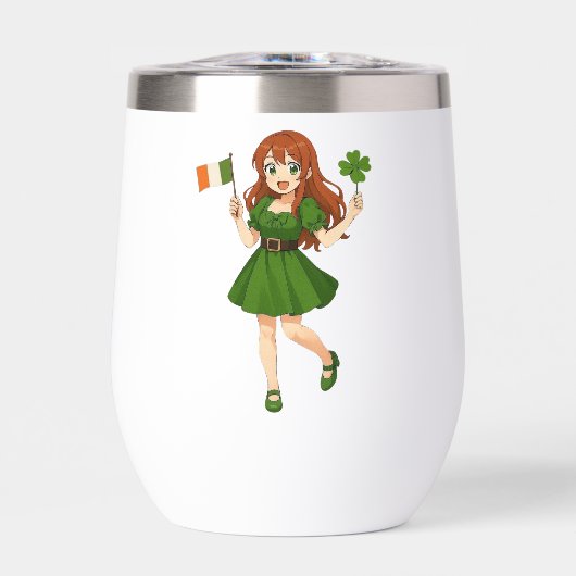 Jolie anime rousse Saint Patrick (Avant)